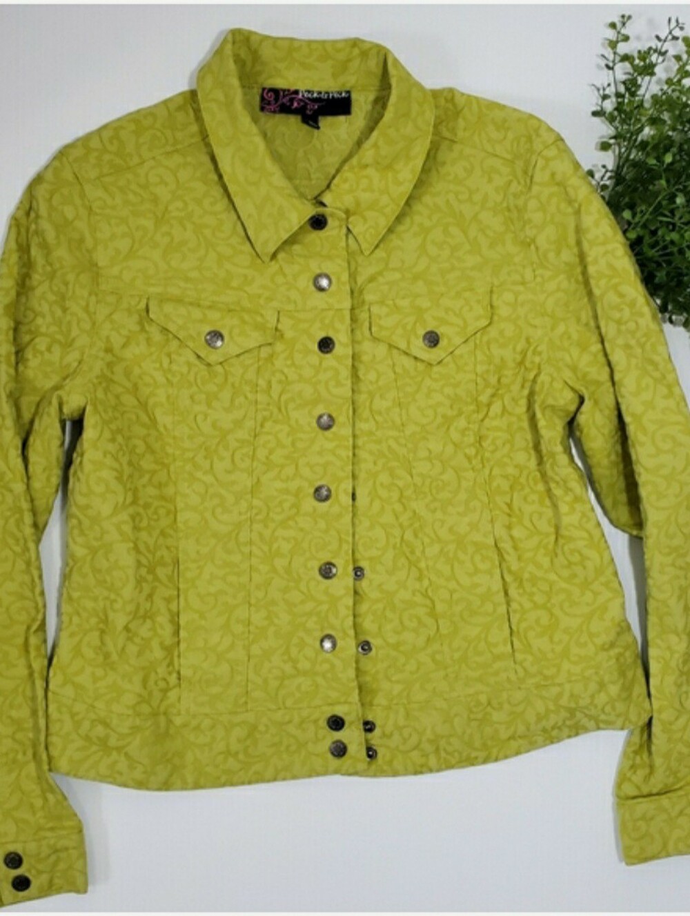 Green Jean Jacket Denim Jacket